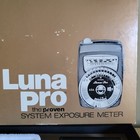 Vtg Gossen Luna Pro Electronic System Exposure Light Meter Case Manual 130-010