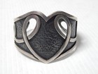 Antique Margot De Taxco Eagle Stamp Mexican Sterling Silver Bracelet Arts crafts