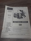 Sears Craftsman 1 2 Hp Grinder Owners Manual 7 In Circular Saw Owners Manual