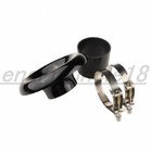 3  Inch Black Velocity Stack For Cold ram Engine Air Intake  Turbo Horn