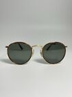 Nos Vintage Ray-ban B l Tortoise Round W1675 Classic Metals Sunglasses - Medium 