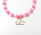 New- Pink Easter Bunny 4 Piece Child s Jewelry Set-so Cute
