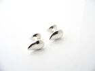 Tiffany   Co Silver Tear Teardrop Cuff Link Cufflinks Rare Peretti Gift Love