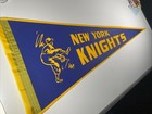 The Natural Movie Prop Robert Redford Baseball New York Pennant Flag Original