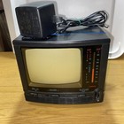 Vintage Action Black And White Tv Model Acn3517 Portable- Works