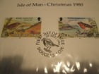 Limited Edition First Day Lithograph   Isle Of Man Christmas  1980 Stamps