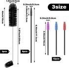 Perthlin Hummingbird Feeder Cleaning Brushes  19 Pieces  Black