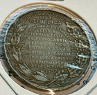 Historic Guatemala Medal About The Atlantic Rail  inter Oceanic  1907 
