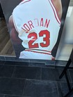 Rare Mj Michael Jordan Chicago Bulls Scroll Banner Sign 21x60 Xl Classic Poster