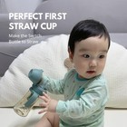 Flip Top Spill Proof Sippy Cup  Ppsu  Bpa Free  10 Oz  Stage 2 Straw For Todd   
