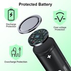 2pack 18650 Rechargeable Battery 3 7v 9900mah Button Top Li-ion Batteries For F