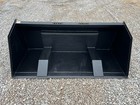 84  High Front Dump Smooth Bucket Attachment Fits Skid Steer Quick Attach