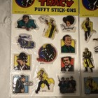 Imperial Dick Tracy Puffy Stick-ons Stickers Multicolor Lot Of 5