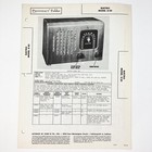 1947 Electro Radio Model B20 Wire Schematic Service Manual Vintage Original