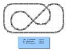 Lionel Fastrack Figure 8  To A Deluxe Track Pack Add-on Pack Eight 90 Layout New