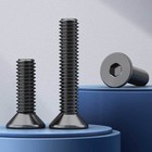 Black A2 Stainless Steel Socket Counter Sunk Screws Allen Key Bolts M3 M4 M5