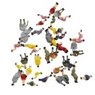 90pcs Ho Scale All Seated People Sitting Figures Passengers Different Poses New