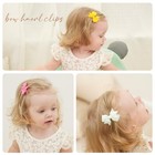 50pcs 2 Inch Baby Hair Bows Clips For Girls Grosgrain Ribbon Fully Lined Inf   
