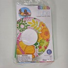 Lot Of 2 Intex Tube Inflatable Swimming Beach Pool Float 36  Hawaiian Floral New