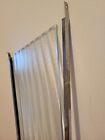 Original Seeburg Jukebox 100r Lower Fluted Glass Panel With Frame