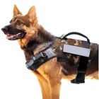 Reflective Tactical Dog Harness For Large Dogs  No Pull Heavy Duty Dog Vest 
