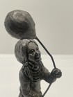 1982 Michael Ricker Pewter Figurine Girl With Balloon Excellent Condition   