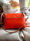 Dooney   Bourke Wexford Leather Katie Crossbody Bag Clementine Orange  208 Nwt