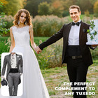Mens Solid Color Cummerbund Black Cumberbund Men With Adjustable Band For Tu   