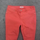 D jeans Pants Womens 10 Coral Skinny Stretch Denim Jeans Casual