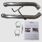 B2 Fabrication Axle-back Exhaust  resonator Replacement  Fits 2019-2024 Ram 1500