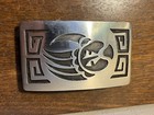 Exquisite  Vintage Sterling Silver Vintage Zuni Belt Buckle
