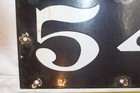 Nycta Nyc New York City Subway Porcelain Train Number Plate Sign Original