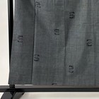 Japanese Kimono Tsumugi Black Gray 156 5cm 5 Ft 2 In Pure Silk B1630