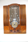 Vintage 30s Old Zenith  Art Deco Iconic Holy Grail Chrome Facade Antique Radio