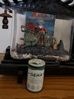 Vintage Old Antique Aquarium Fishbowl Geha Brand German Germany Fish Food Tin