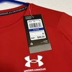 Under Armour Heat Gear Compression Mens Long Sleeve Shirt Red Xl