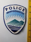 Memphremago Police Vintage Souvenir Patch Shoulder Crest Ontario Canada Obsolete