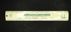 C1940s Cities Service Oil Co Advertising Metal Ruler Cedar Rapids Iowa Citgo