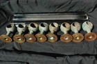 Antique - Brass   Glass - Drawer Pull Handles 