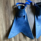 Vintage Force Fin Blue Size M l   I Think    Missing A Heel Cover Read