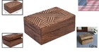 Wooden Jewelry Keepsake Box Organizer Gift For Women Mother   s Day Vintage Decor