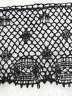 Antique Vintage Trim Black Lace Yardage French Edging 11 Yards A17