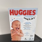 Huggies Snug   Dry Diapers Size 1  128 Count  Up To 14 Lb  White Unisex