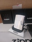 Zippo 1994 Vintage Budweiser Advertising Polished Chrome Lighter   Nib 