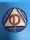 Vintage Small Cd Civil Defense Patch Cheesecloth Backing  Nos 