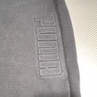 Puma Boys Black Fleece Jogger Pants L Drawstring Pockets Tapered