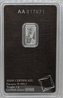 1 Gram Platinum Bar - Valcambi- 999 5 Fine