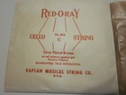 Vintage Red-o-ray Silver Plated Bronze Cello String C  514 By Kaplan Musical