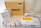 220v To 110v Voltage Converter Tessan Universal Travel Adapter With 4 Usb Open B