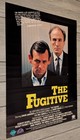 The Fugitive Vtg Original Cool Rare Promo Only Poster David Janssen Barry Morse
